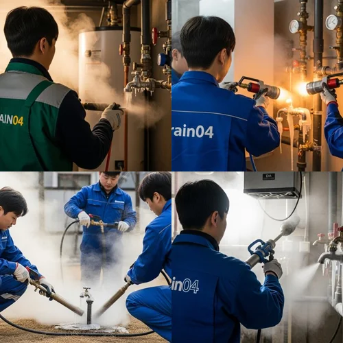 대화동 언 수도 녹임 해빙 업체 하수구 막힘까지 시원하게