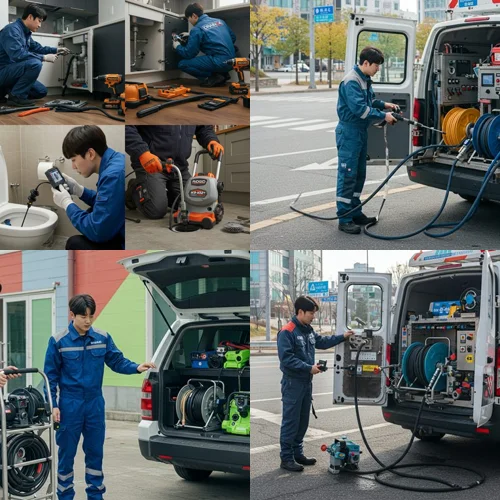 기름때가 돌덩이처럼 굳었다면 일산 싱크대 막힘 배수구 해결 후기