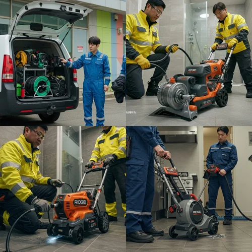 기름때가 돌덩이처럼 굳었다면 일산 싱크대 막힘 배수구 해결 후기