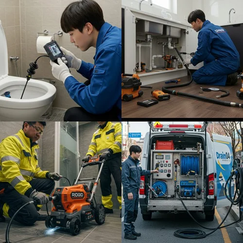 설문동 싱크대 막힘 배수구, 공장 식당 주방 막힘 드디어 뚫고 광명 찾았어요!