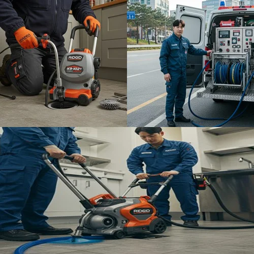 풍동 싱크대 막힘 배수구 애니골 식당 주방 막힘엔 역시 전문가