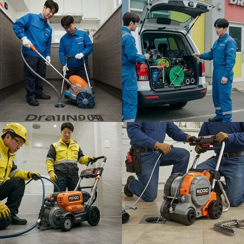 덕이동 싱크대 막힘 배수구, 로데오거리 상가 주방 막힘 때문에 고생끝!