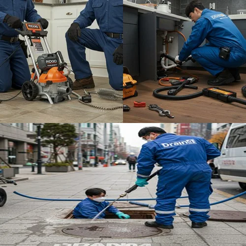 덕이동 싱크대 막힘 배수구, 로데오거리 상가 주방 막힘 때문에 고생끝!