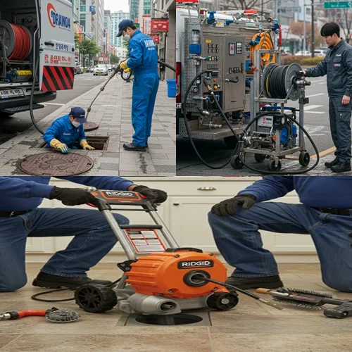 법곳동 싱크대 막힘 배수구, 이산포 IC 근처 공장 식당 주방 해결 완료!