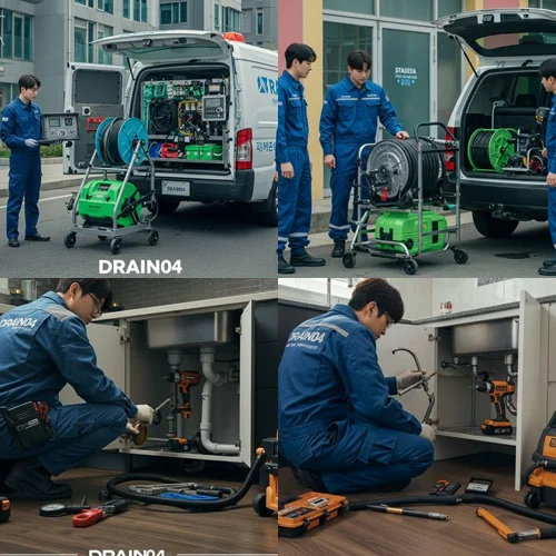 법곳동 싱크대 막힘 배수구, 이산포 IC 근처 공장 식당 주방 해결 완료!