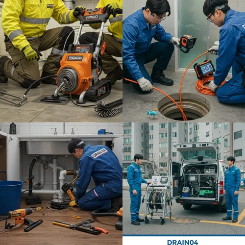 법곳동 싱크대 막힘 배수구, 이산포 IC 근처 공장 식당 주방 해결 완료!