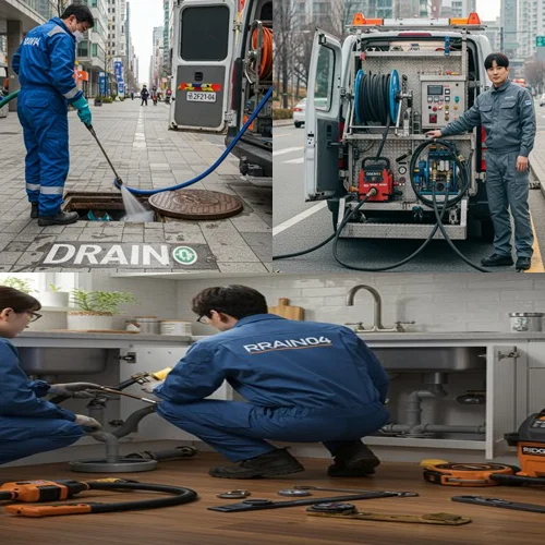 주엽동 싱크대 막힘 배수구, 그랜드백화점 근처 상가 주방 막힘 해결 후기