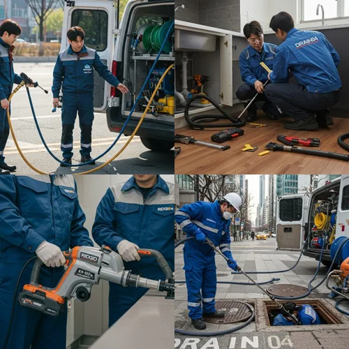 탄현동 싱크대 막힘 배수구, SBS 제작센터 근처 빌라 주방 역류 후기