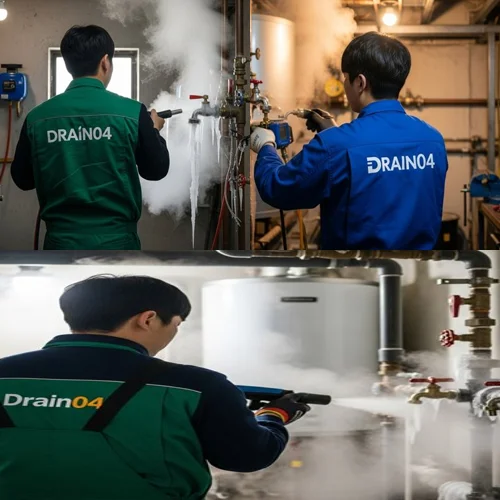 대화동 언 수도 녹임 해빙 업체 하수구 막힘까지 시원하게