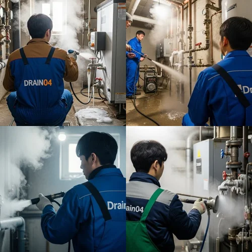 대화동 언 수도 녹임 해빙 업체 하수구 막힘까지 시원하게