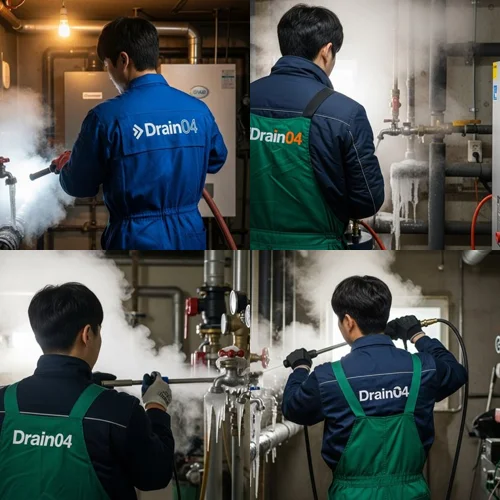 대화동 언 수도 녹임 해빙 업체 하수구 막힘까지 시원하게