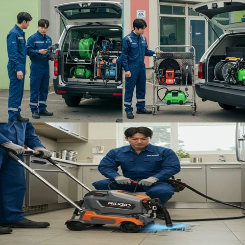 일산 하수구 뚫음 하수도 작업 후기