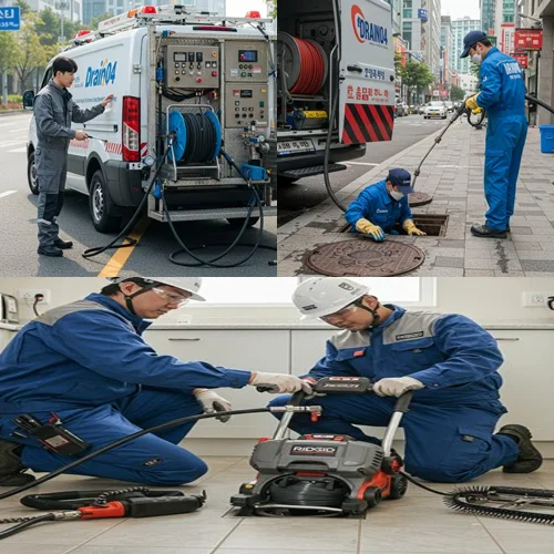 일산 마두동 하수구 뚫음 하수도 내시경 작업 후기