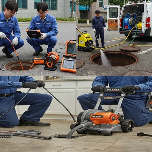 사리현동 하수구 뚫음 하수도, 벽제터널 근처 식당 막힘 해결 후기