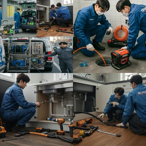 일산 장항동 하수구 뚫음 하수도 막힘 문제 해결