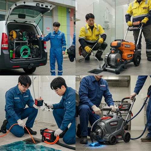 정발산동 하수구 뚫음 하수도, 밤가시마을 빌라 막힘 전문 해결 후기 공유