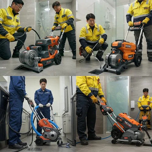 일산 중산동 하수구 뚫음 하수도 막힘 역류 해결