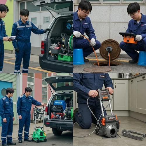 킨텍스 근처 식당 막힘 해결, 대화동 하수구 뚫음 하수도 후기