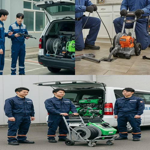 킨텍스 근처 식당 막힘 해결, 대화동 하수구 뚫음 하수도 후기