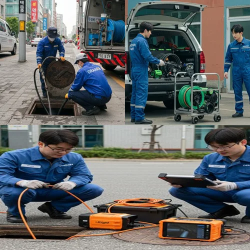 일산서구 하수구 막힘 빌라 주차장