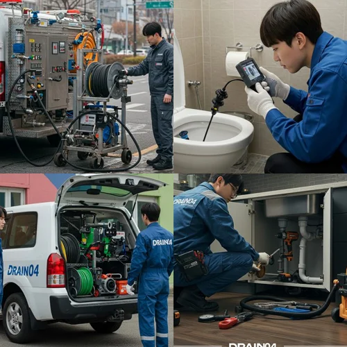 일산서구 하수구 막힘 빌라 주차장