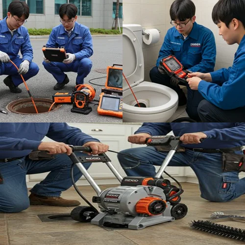 사리현동 싱크대 막힘 배관 스케일링