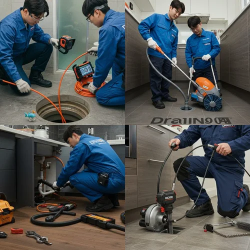 사리현동 싱크대 막힘 배관 스케일링