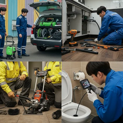 일산동 싱크대 막힘 오래된 배관