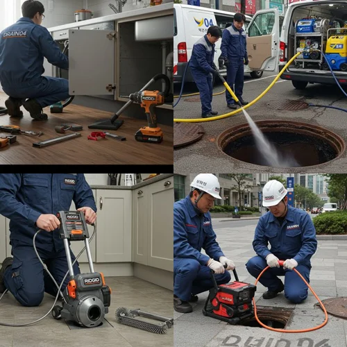 일산동구 하수구 막힘 식당 주방 역류