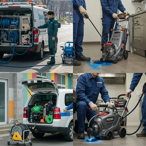 일산 하수구 뚫음 전문 장비