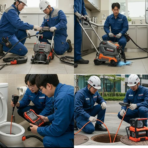 일산 변기 막힘 칫솔 빠짐