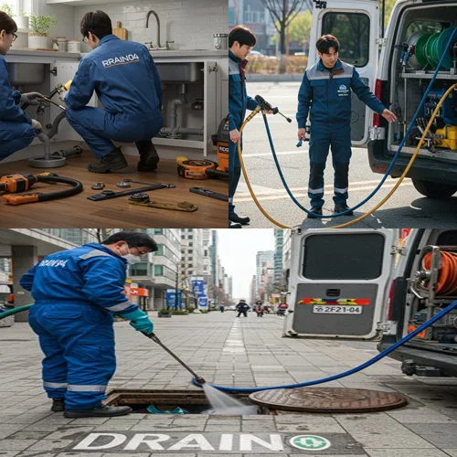 일산시 하수구 뚫음 시원하게