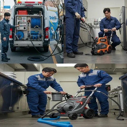 식사동 하수구 막힘 위시티 아파트