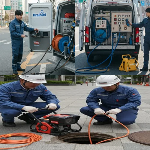 일산동구 싱크대 막힘 기름때 꽉