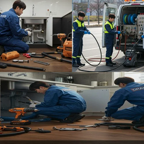 가좌동 하수구 막힘 신축 빌라