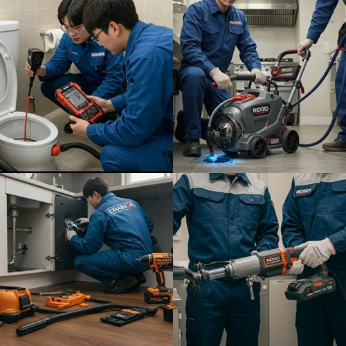 중산동 하수구 막힘 아파트 횡주관