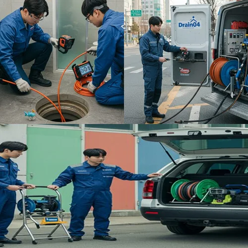 지영동 하수구 뚫음 외부 배관