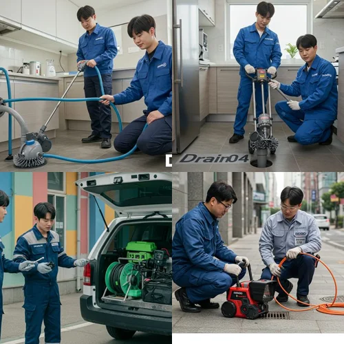 주엽동 하수구 막힘 상가 건물