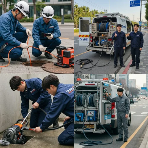 주엽동 하수구 막힘 상가 건물