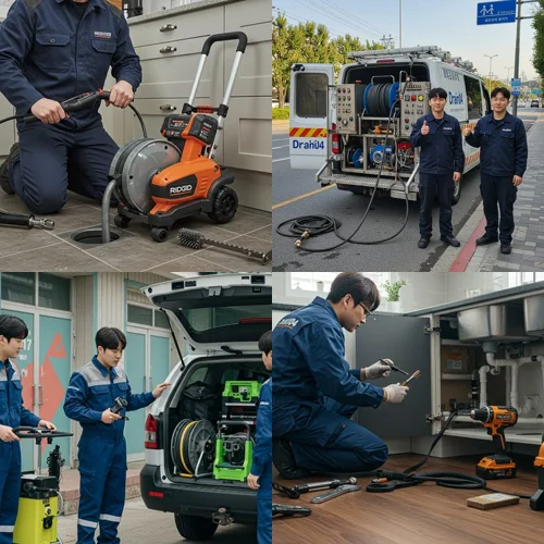 주엽동 하수구 막힘 상가 건물