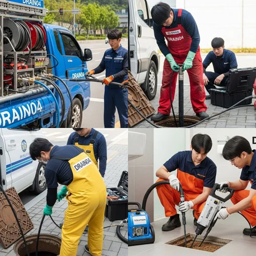 장항동 하수구 막힘 라페스타 상가