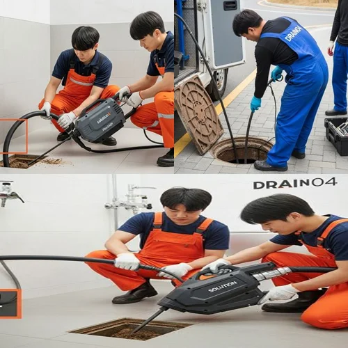 장항동 하수구 막힘 라페스타 상가