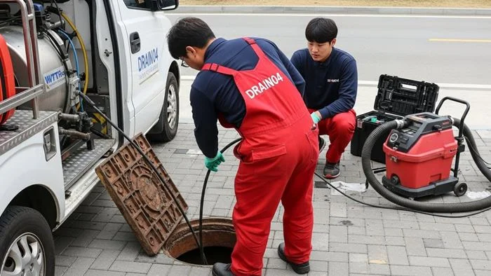 일산시 하수도막힘 빗물 우수관