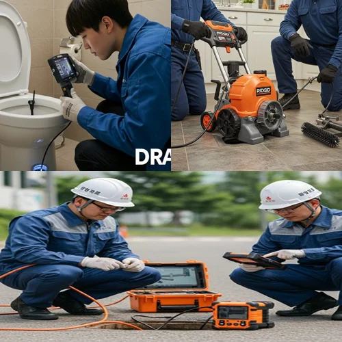 일산 고압세척 아파트 횡주관