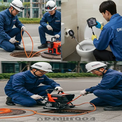 마두동 하수구 막힘 학원가 상가