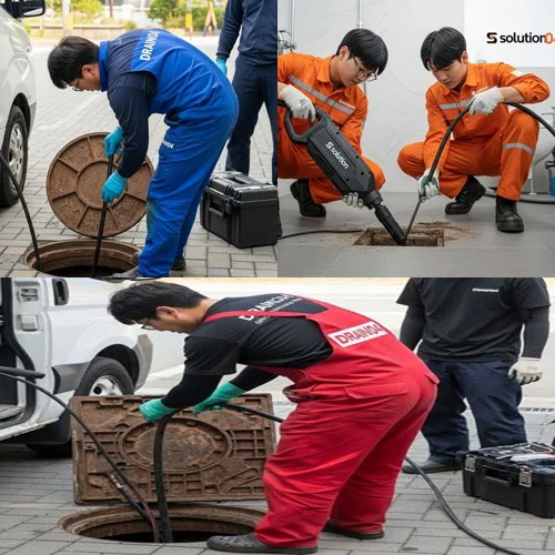 산황동 변기 막힘 야간 출동