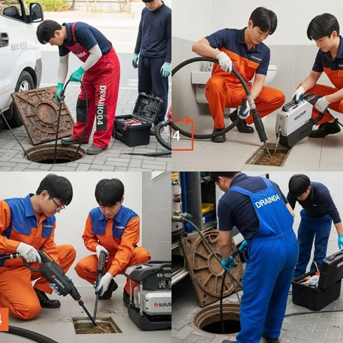 가좌동 변기 막힘 휴지걸이 봉