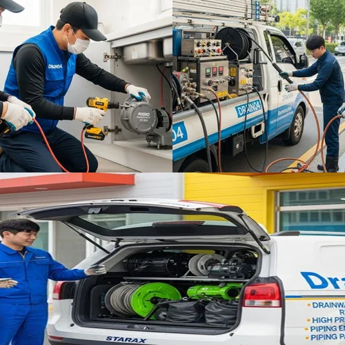 일산 배수구 막힘 세탁실 역류