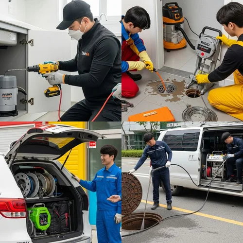 일산서구 하수구 뚫음 긴급 출동