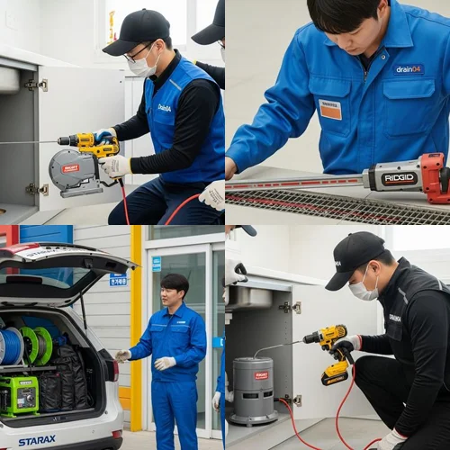 중산동 하수구 뚫음 하늘마을